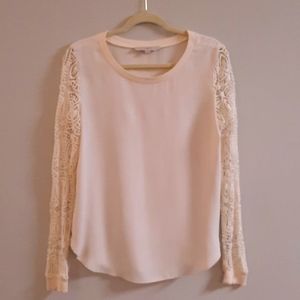 Ann Taylor Loft off-white shirt